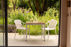 California Chairs with Ochre Tables