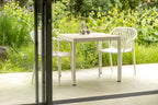 California Chairs with Speckled Beige Tables