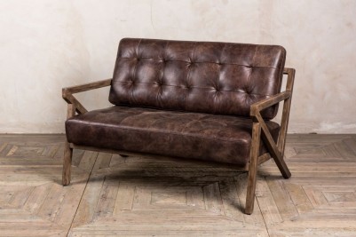 hickory brown leather sofa