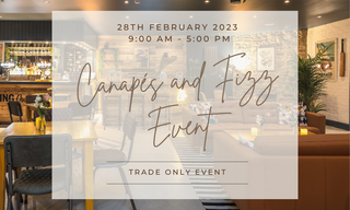 Canapés &amp; Fizz Trade Event