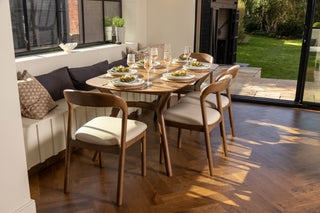Layla Oval Extending Dining Table