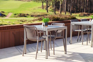 California Garden Outdoor Café Table Set with Maldives Chairs