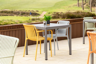 California Garden Outdoor Café Table Set with Maldives Chairs