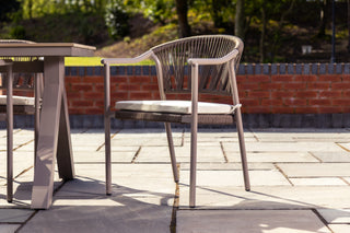 Salerno 6 Seater Outdoor Table and 6 Garden Chairs Set