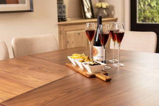 Layla Square Dining Table with 8 Layla Chairs Set