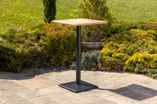 Outdoor Teak Tabletop Square Bar Table Range