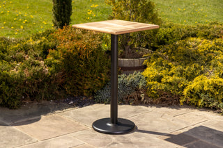 Outdoor Teak Tabletop Square Bar Table Range