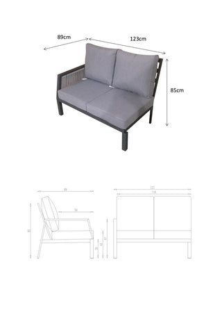 Staunton Outdoor Corner Dining Set with Adjustable Table