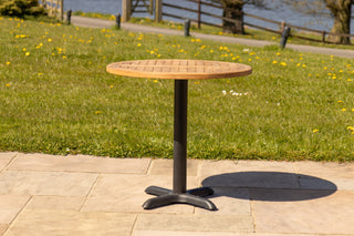 Outdoor Teak Tabletop Round Café Table Range