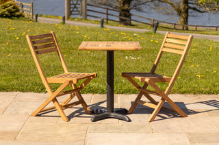 Outdoor Teak Tabletop Square Café Table Range