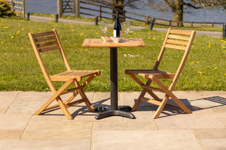 Outdoor Teak Tabletop Square Café Table Range