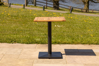 Outdoor Teak Tabletop Square Café Table Range