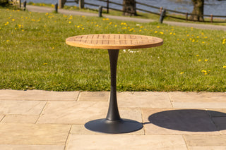 Outdoor Teak Tabletop Round Café Table Range