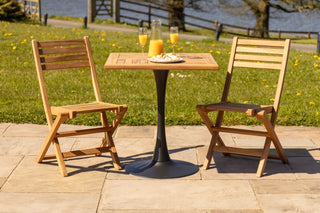 Outdoor Teak Tabletop Square Café Table Range