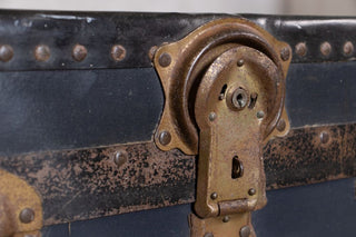 German Vintage Trunk Coffee Table - Lock 