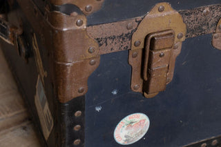 German Vintage Trunk Coffee Table - Latch 