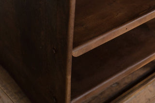 close-up-of-metal-shelves