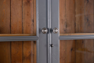 door-and-silver-knob-close-up