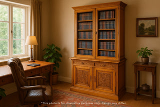 large-victorian-greenman-bookcase-illustrative-image