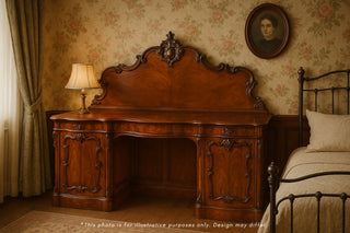 large-antique-mahogany-sideboard-illustrative-image