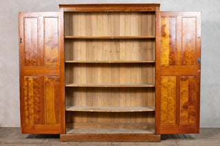 vintage-pitch-pine-cupboard-open