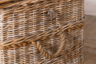 vintage-1930's wicker laundry basket