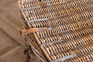 vintage-1930's wicker laundry basket