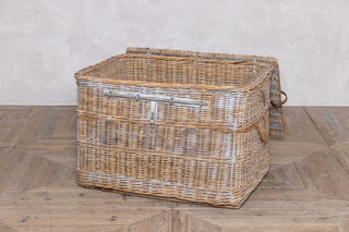 vintage-1930's wicker laundry basket