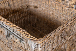 vintage-1930's wicker laundry basket