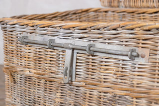 vintage-1930's wicker laundry basket