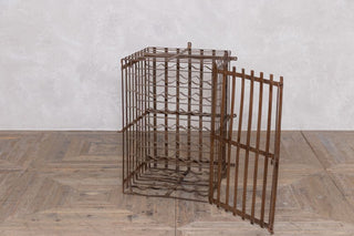 antique-iron-wine-rack-open