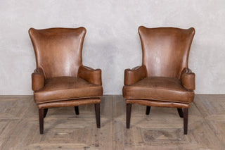 vintage-leather-armchairs