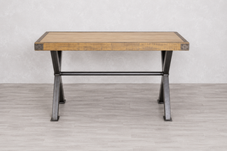 Butchers Block X-Frame Poseur Table