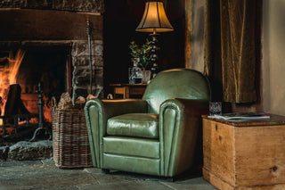 knightley leather chair