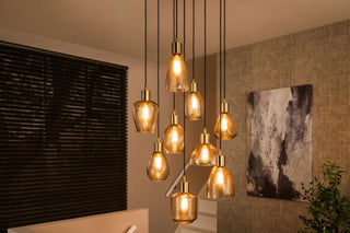 Lexi 9 String Pendant Light