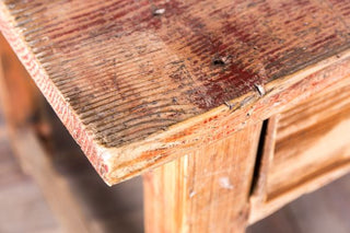 1920s pine factory table