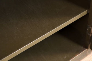 green-steel-shelf-close-up