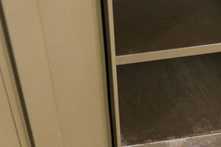 green-steel-shelf-close-up