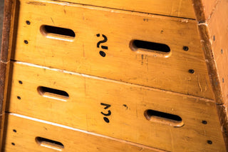 1960s wooden exercise horse