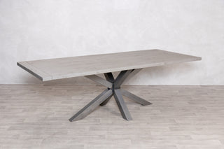 Oversized Industrial Star Base Dining Table