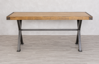 Butchers Block X-Frame Poseur Table