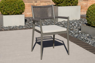 Belize Rope Garden Chair with Seat Cushion