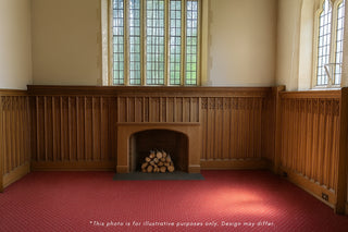 Solid English Oak Gothic Style Panelling