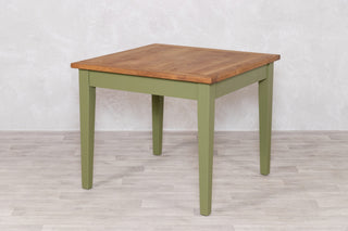 Farmhouse Oak Top Small Dining Table