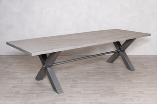 Oversized X Frame Dining Table