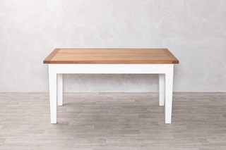 Farmhouse Oak Top Dining Table