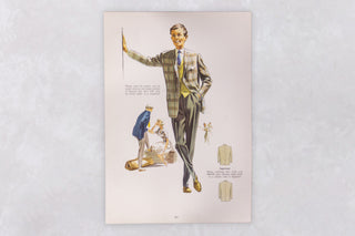 Original 1960’s American Men’s Fashion Tailoring Art Prints