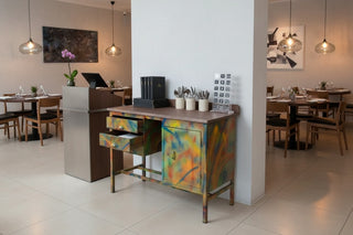 Vintage Industrial Style Waiter Station Sideboard