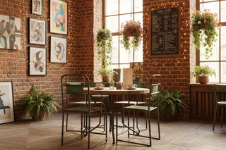 Set of 4 Metal Classroom Chairs