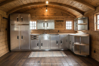 Vintage 1950's Aluminium Kitchen